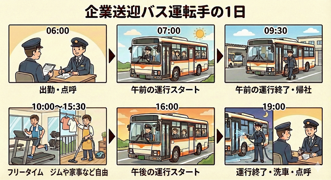 バス運転手の一日