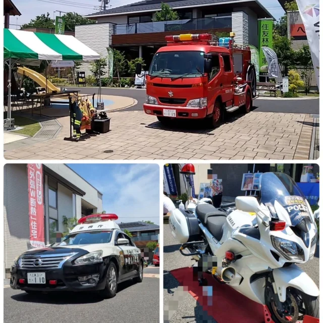 🚓🏍🚒

６月７日(土) #e住まいるプラザ #前橋みなみ でのパトカー＆白バイ＆消防車、なりきり撮影会 準備完了しました。

皆さんのお越しをお待ちしてます。

#フィールドサービス #はしご車 #救急車 #消防車 #パトカー #白バイ #貸切バス #搭乗体験 #はたらくくるま #劇用車
